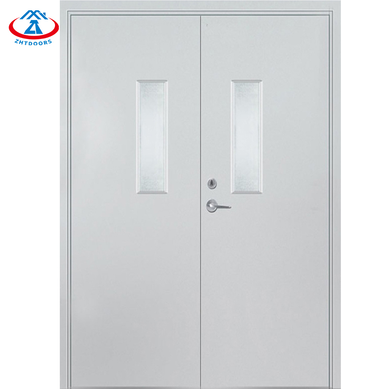 Non-Fire Rated Galvanized Steel Door With Glass-ZTFIRE Door- Fire Door,Fireproof Door,Fire rated Door,Fire Resistant Door,Steel Door,Metal Door,Exit Door