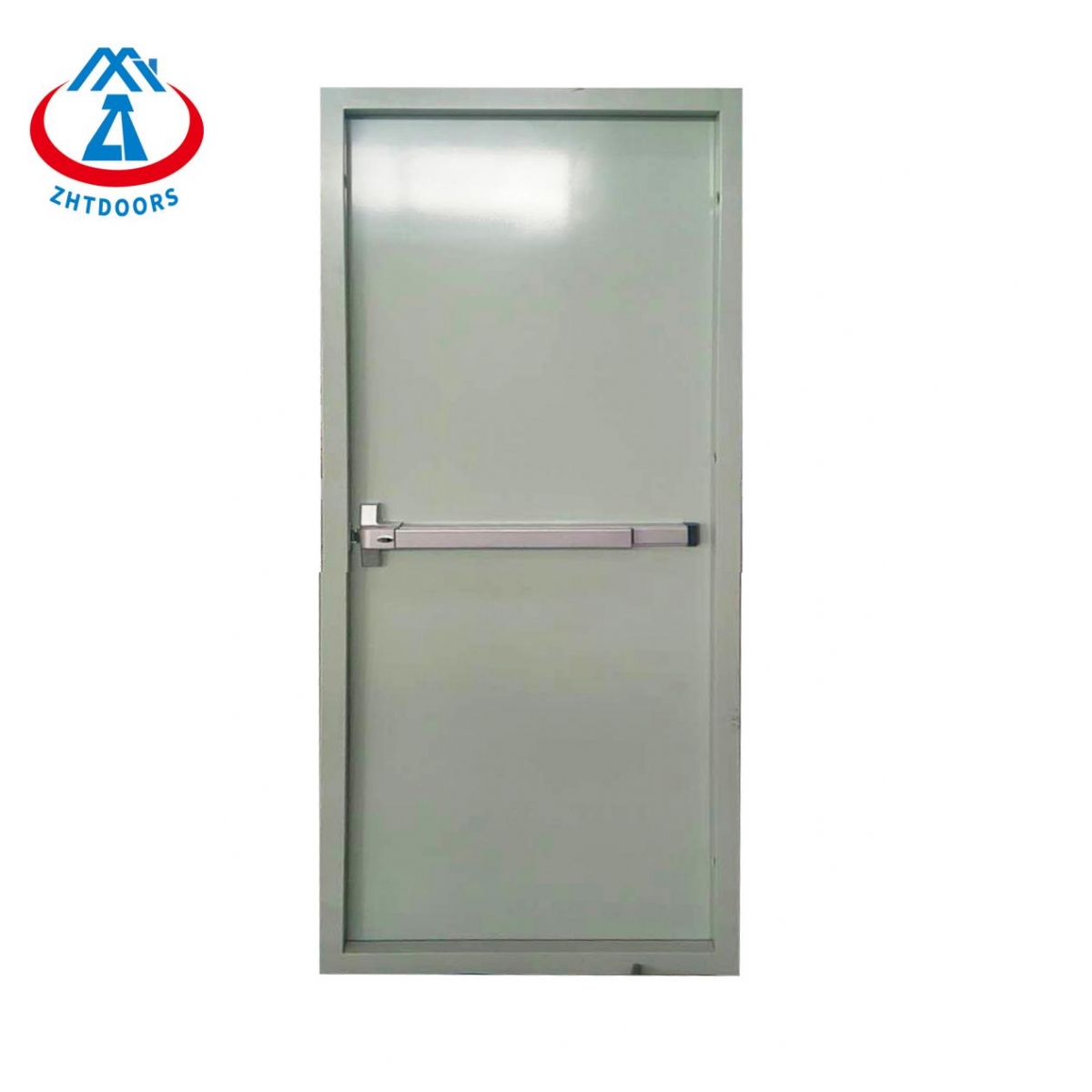 Non-Fire Rated Metal Steel Doors With Push Bar-ZTFIRE Door- Fire Door,Fireproof Door,Fire rated Door,Fire Resistant Door,Steel Door,Metal Door,Exit Door