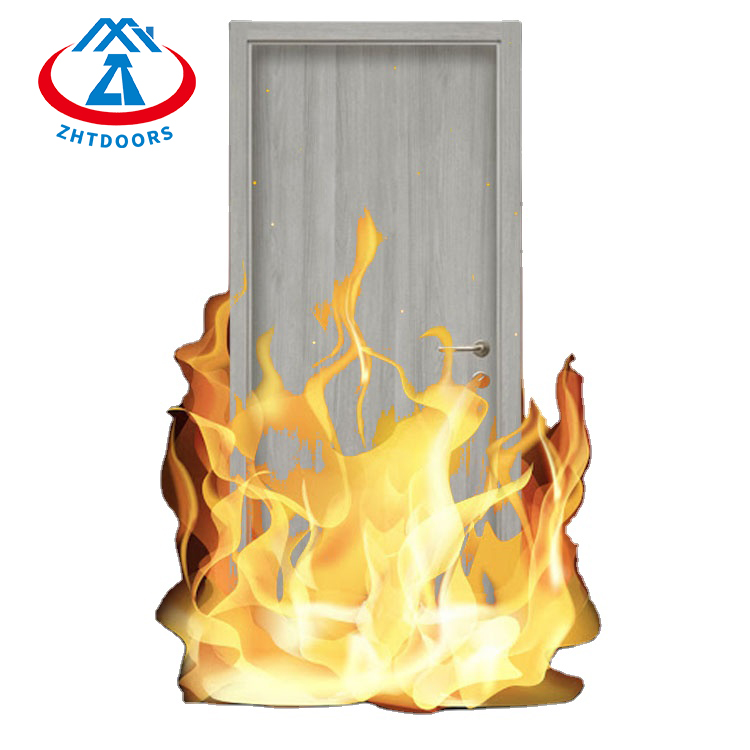 Befeuerte Holztür - ZTFIRE-Tür - Brandschutztür, feuerfeste Tür, feuerfeste Tür, feuerfeste Tür, Stahltür, Metalltür, Ausgangstür