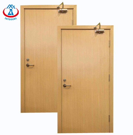 Holz-Feuerschutztür-ZTFIRE-Tür- Brandschutztür, feuerfeste Tür, feuerfeste Tür, feuerbeständige Tür, Stahltür, Metalltür, Ausgangstür
