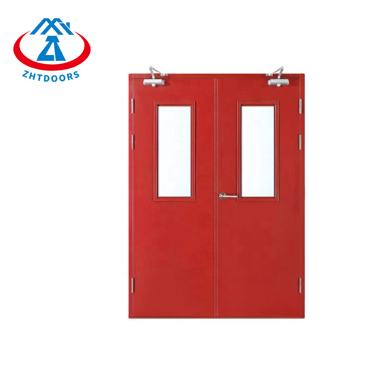 Doble nga Leaf Fire Door-ZTFIRE Door- Fire Door, Fireproof Door, Fire rated Door, Fire Resistant Door, Steel Door, Metal Door, Exit Door
