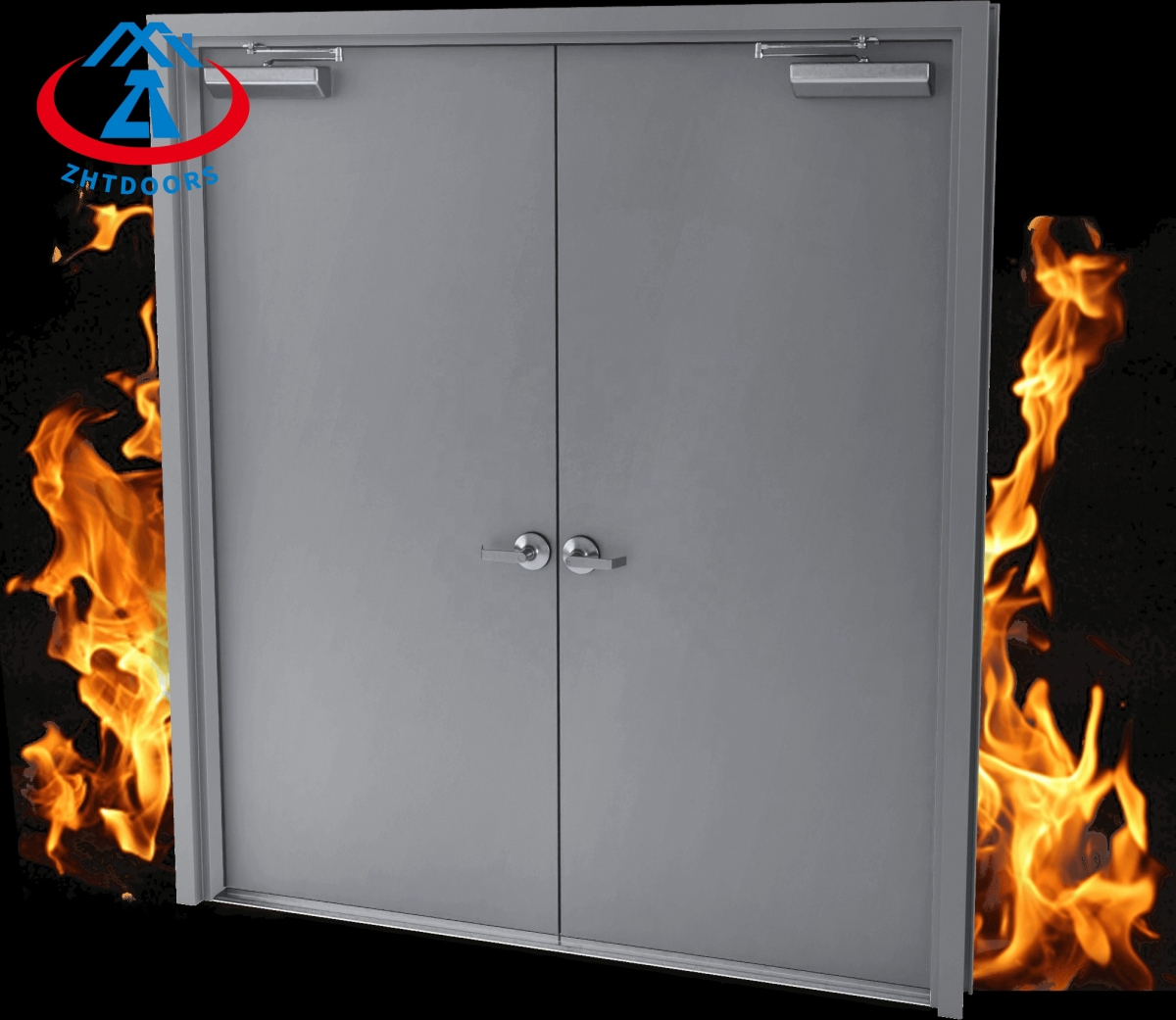 Door Presence Fire-ZTFIRE Door- Fire Door,Fireproof Door,Fire rated Door,Fire Resistant Door,Steel Door,Metal Door,Exit Door