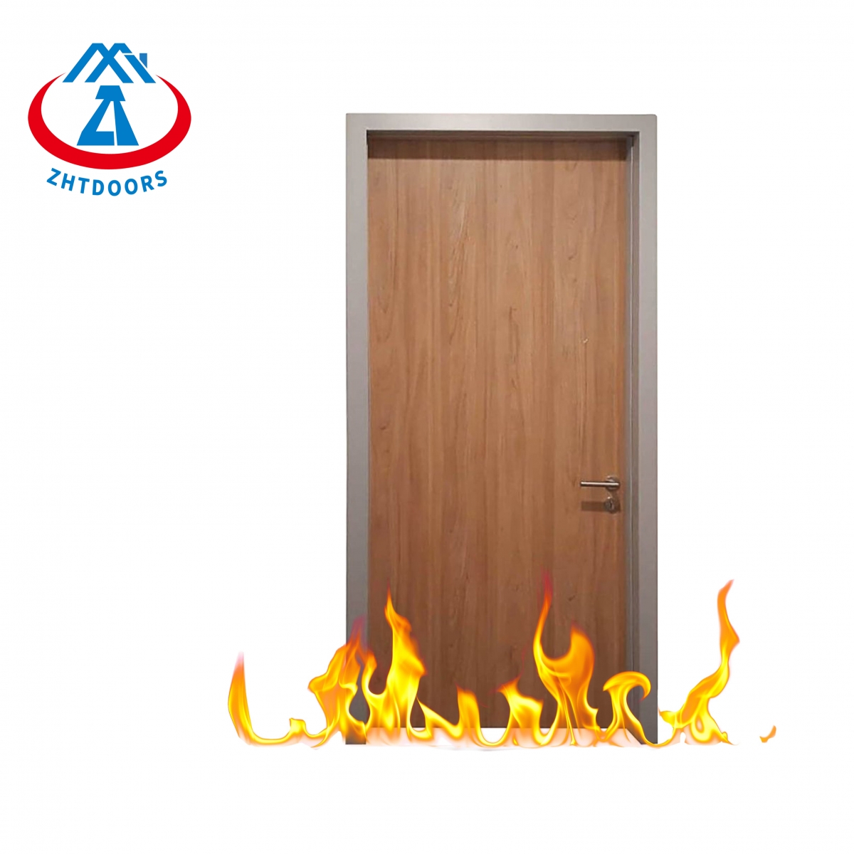 Solid Teak Wood Door Fire-ZTFIRE Door- Fire Door,Fireproof Door,Fire rated Door,Fire Resistant Door,Steel Door,Metal Door,Exit Door