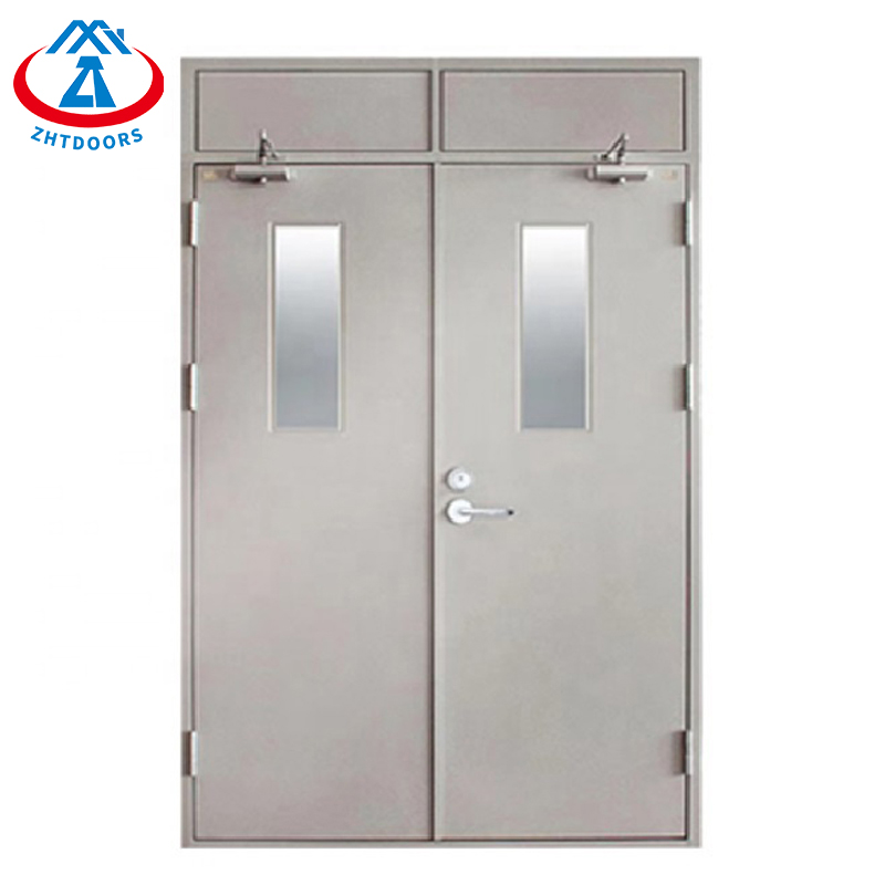 Custom 90 Min Fire Rated Door-ZTFIRE Door- Противопожарная дверь, Противопожарная дверь, Противопожарная дверь, Огнестойкая дверь, Стальная дверь, Металлическая дверь, Выходная дверь