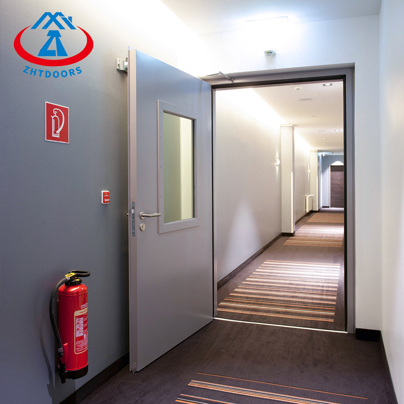 UL Standard လုပ်ငန်းသုံး ဟိုတယ် မီးတံခါး-ZTFIRE Door- မီးသတ်တံခါး၊ Fireproof Door၊ Fire rated Door၊ Fire Resistant Door၊ Steel Door၊ Metal Door၊ Exit Door