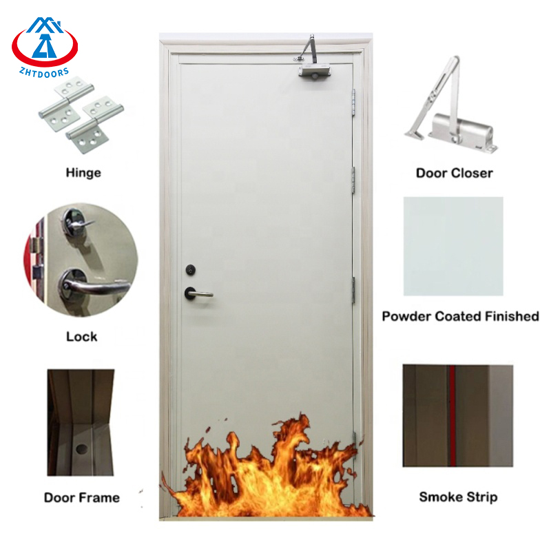 Fire Door Set-ZTFIRE Door- Fire Door, Fireproof Door, Fire rated Door, Fire Resistant Door, Steel Door, Metal Door, Exit Door