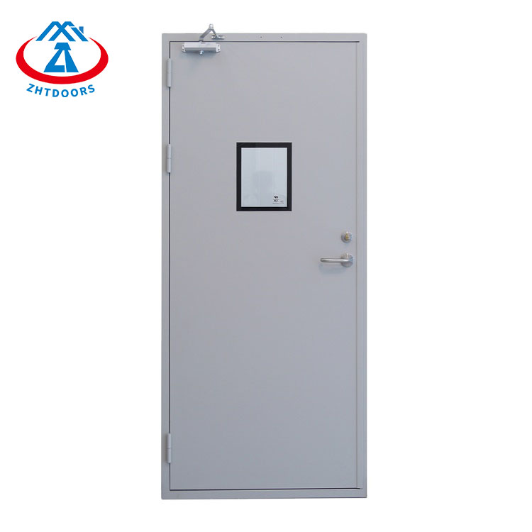 Lapisan Elektrostatik Fire Rated Door-ZTFIRE Door- Fire Door, Fireproof Door, Fire Rated Door, Fire Resistant Door, Steel Door, Metal Door, Exit Door