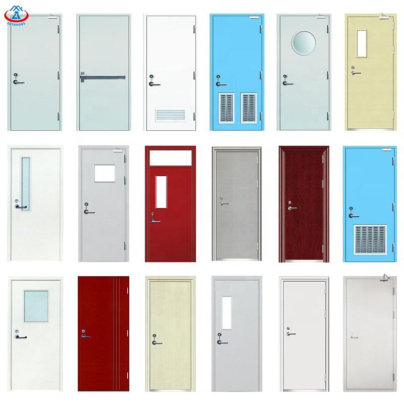 အရေးပေါ်မီးသတ်တံခါး 2 နာရီ Fire Rated Door Door လုပ်ငန်းသုံး Exterior Fire Rated Steel Doors-ZTFIRE Door- မီးသတ်တံခါး၊ Fireproof Door၊ Fire rated Door၊ Fire Resistant Door၊ Steel Door၊ Metal Door၊ Exit Door