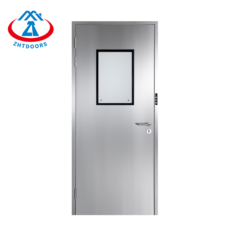 Metal Front Door, Steel Door At Windows, Fire Rated Door Vision Panel-ZTFIRE Door- Fire Door, Fireproof Door, Fire rated Door, Fire Resistant Door, Steel Door, Metal Door, Exit Door