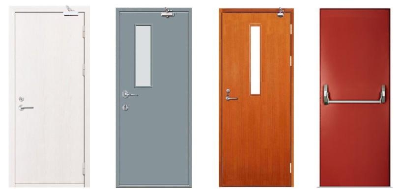 ประตูหนีไฟ Astragal Class B Fire Door Domestic Fire Door-ZTFIRE Door- Fire Door, Fireproof Door, Fire rated Door, Fire Resistant Door, Steel Door, Metal Door, Exit Door