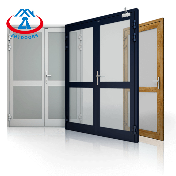 90 မိနစ်မီးတံခါး Glass Fire Door Vision Panel Sizes Fire Door ထုတ်လုပ်သူ-ZTFIRE Door- Fire Door၊ Fireproof Door၊ Fire rated Door၊ Fire Resistant Door၊ Steel Door၊ Metal Door၊ Exit Door