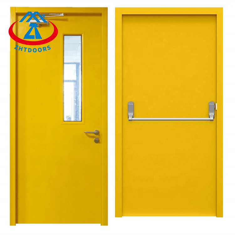 Internal Fire Door With Glass Fire Door Hardware Fire Door Egress Requirements-ZTFIRE Door- Fire Door,Fireproof Door,Fire rated Door,Fire Resistant Door,Steel Door,Metal Door,Exit Door