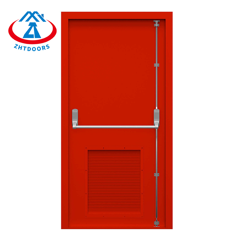 steel security doors vic,security steel door with ventilation window,steel security door with hardware-ZTFIRE Door- Fire Door,Fireproof Door,Fire rated Door,Fire Resistant Door,Steel Door,Metal Door,Exit Door