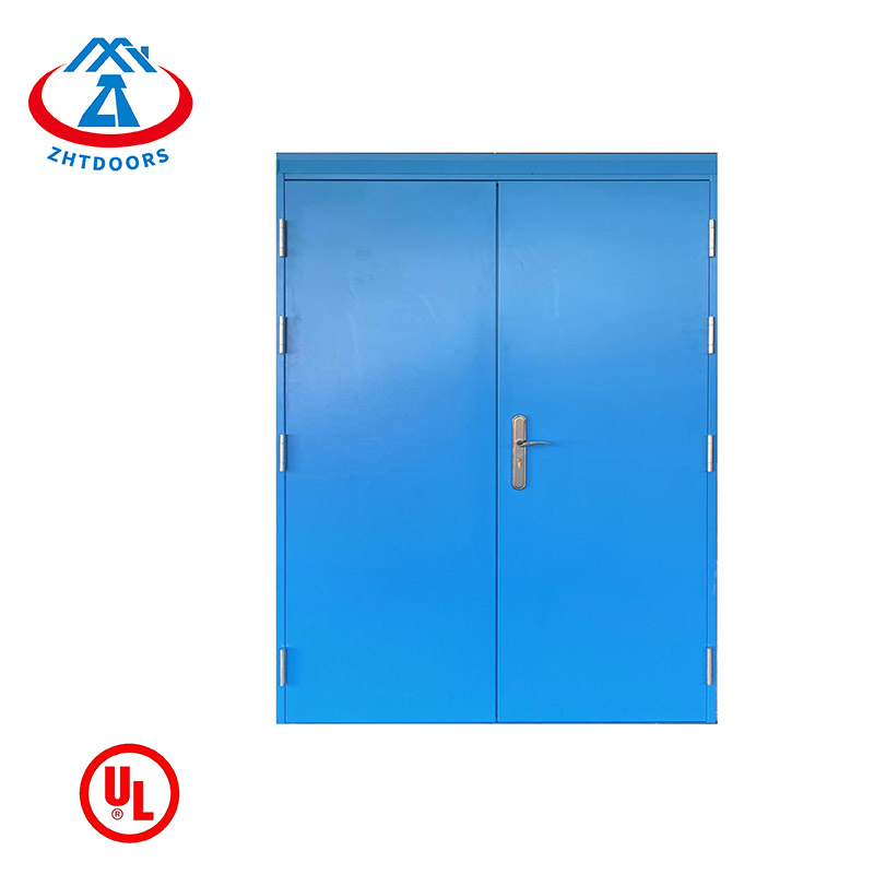 Steel Security Door Double Doors Steel Security Doors Entry Steel Security Door Frames-ZTFIRE Door- ປະຕູໄຟ, ປະຕູກັນໄຟ, ປະຕູໄຟໄຫມ້, ປະຕູທົນທານຕໍ່ໄຟ, ປະຕູເຫຼັກກ້າ, ປະຕູໂລຫະ, ປະຕູທາງອອກ
