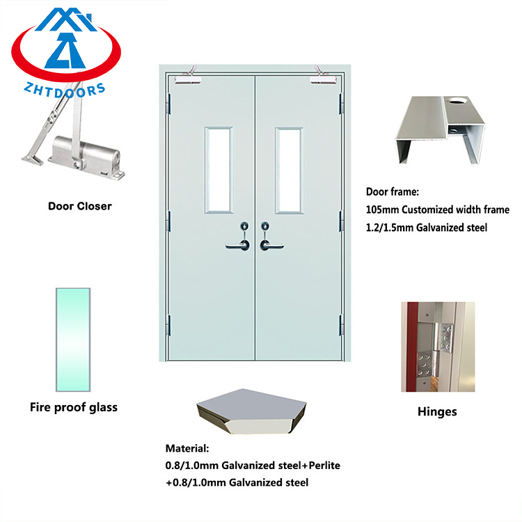 fire doors commercial,20 minute fire rated interior door,fire rated steel entry door-ZTFIRE Door- Fire Door,Fireproof Door,Fire rated Door,Fire Resistant Door,Steel Door,Metal Door,Exit Door