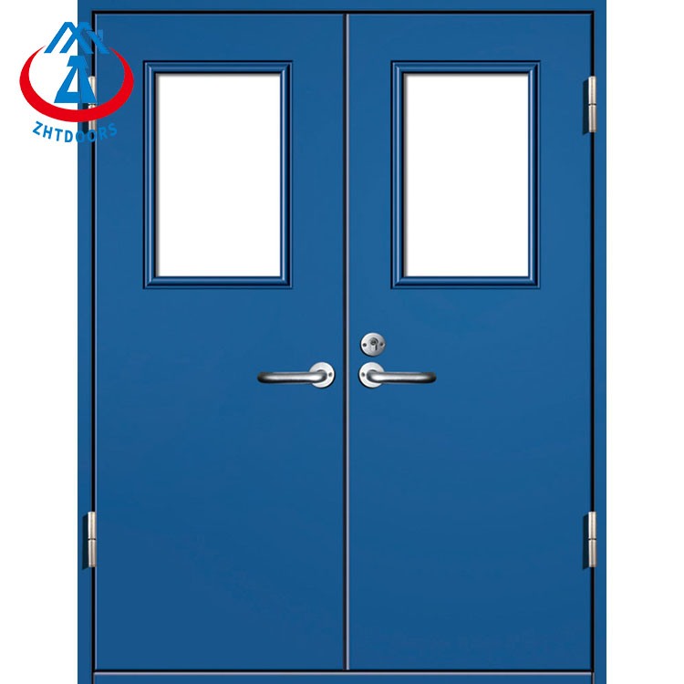 commercial metal double doors,metal warehouse door,commercial steel doors-ZTFIRE Door- Fire Door,Fireproof Door,Fire rated Door,Fire Resistant Door,Steel Door,Metal Door,Exit Door